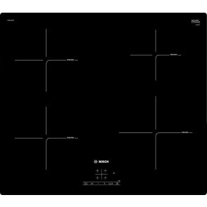 Bosch PUE611BF9E vrijstaande inductie kookplaat - zwart met rvs rand