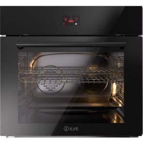 Ilve OV30STCT3/BK oven inbouw zwart - 76 cm. breed