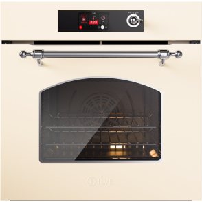 ILVE OV60SNT3/AWC inbouw oven - antiek wit/chroom - 60 cm. breed