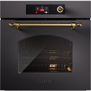 ILVE OV60SNT3/MGG inbouw oven - mat grafiet/messing - 60 cm. breed
