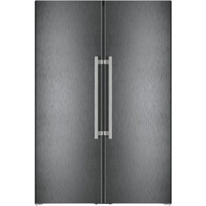 Liebherr XRFbs 5295-20 vrijstaande side-by-side koelkast blacksteel