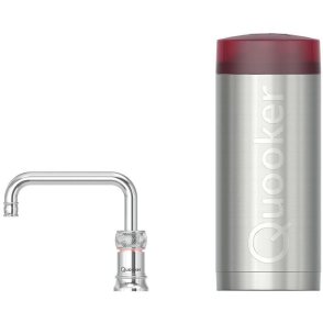 Quooker COMBI+ Classic Nordic Square CHROOM - kokend water kraan