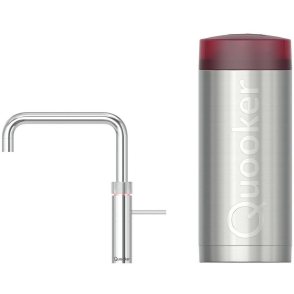 Quooker COMBI Fusion Square CHROOM - kokend water kraan