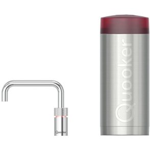 Quooker COMBI+ Nordic Square CHROOM - kokend water kraan