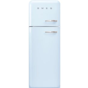 Smeg FAB30LPB5 linksdraaiende retro koelkast - pastel blauw
