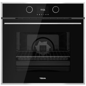 Teka HLB 860 P inbouw oven met zwart glazen front