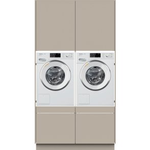 Wasmachinekast STRAIGHT wasmachine / droger kast - beige grijs