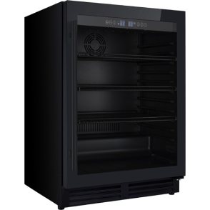 Iomabe IOB150BB-BG koelkast onderbouw - zwart met zwarte greep