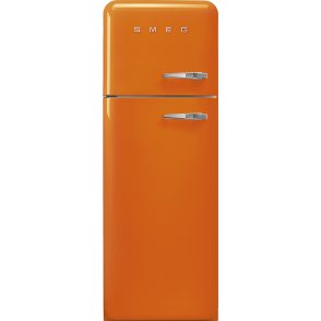 Smeg FAB30LOR5 linksdraaiende retro koelkast - oranje