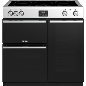 Stoves Precision DX S900Ei SS rvs inductie fornuis