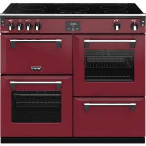 Stoves Richmond DX S1000Ei CB Chili Red inductie fornuis