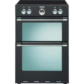 Stoves STERLING 600 MF Ei  EU inductie fornuis - dubbele oven - 60 cm. breed - zwart