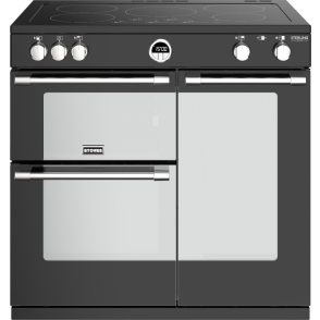 Stoves Sterling S900 EI Deluxe zwart inductie fornuis