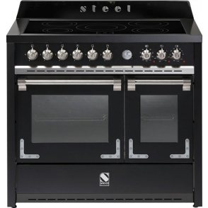 Steel XQ10FF-5FI Oxford mat-zwart inductie fornuis