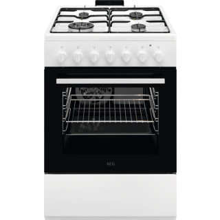 AEG fornuis gas wit CKB64101BW