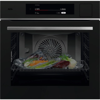 AEG combi-stoomoven inbouw mat zwart TP9SB831AT