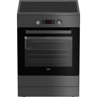 BEKO fornuis inductie antraciet FSM89301GA