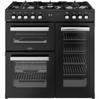BELLING fornuis gas COOKCENTRE 90DF BLK