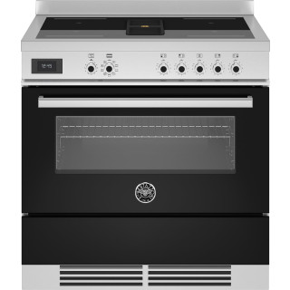 BERTAZZONI fornuis inductie met afzuiging zwart PROCH94I1ENET
