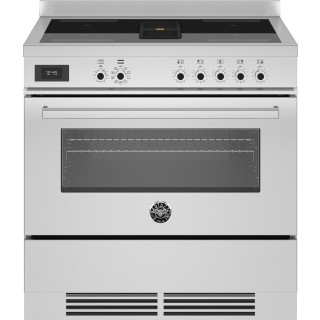 BERTAZZONI fornuis inductie met afzuiging rvs PROCH94I1EXT