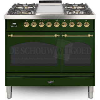 BORETTI fornuis gasoven groen VFPN94GRG