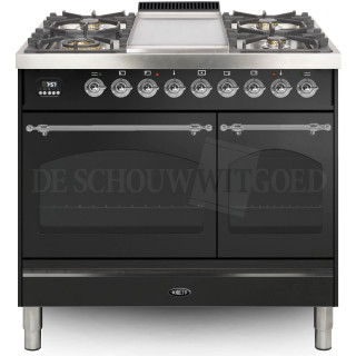 BORETTI fornuis gasoven antraciet VFPNR94ANG