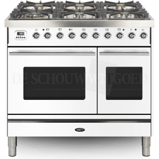 BORETTI fornuis gasoven wit VP946WTG