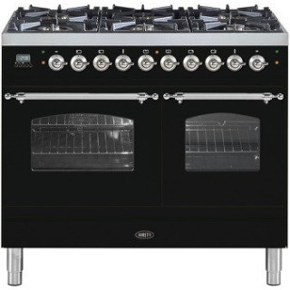 BORETTI fornuis gasoven zwart VPNR104ZWG