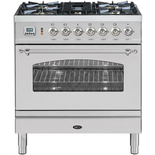 BORETTI fornuis gasoven roestvrijstaal VPNR83IXG