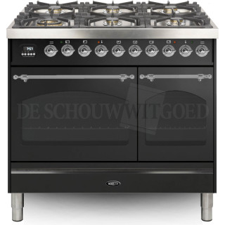 BORETTI fornuis gasoven antraciet VPNR946ANG