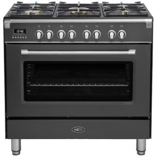 BORETTI fornuis gas antraciet CFBG901AN3