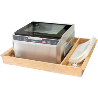 CASO inleglade met vacumeersealer VACUCHEF 40 & BLUM TANDEMBOX