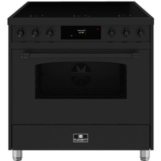 ELEMENTI DI CUCINA fornuis inductie mat zwart EC9036-MZ-B