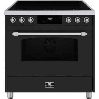 ELEMENTI DI CUCINA fornuis inductie mat zwart EC9036-MZ-IX-S