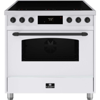 ELEMENTI DI CUCINA fornuis inductie wit EC9036-WT-IX-B