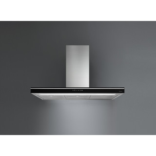 FALMEC afzuigkap wand zwart glas LUCE90W3BL