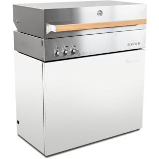 FLAMMKRAFT barbecue DE BLOCK D IVOORWIT (GEN.5)
