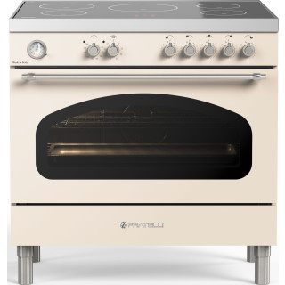 FRATELLI fornuis inductie crème-chroom VE2960I5FEMIVCR