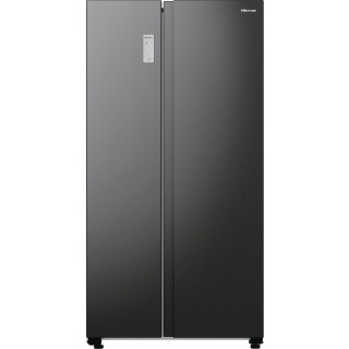 HISENSE side-by-side koelkast blacksteel-look RS711N4AFE