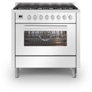 ILVE fornuis gas wit L096WM3/WH