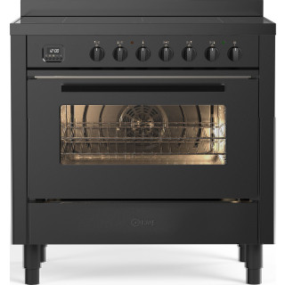 ILVE fornuis inductie mat-zwart LBI095WSCM3/MGD