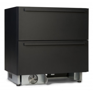 NORCOOL lade koelkast onderbouw mat zwart