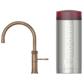 QUOOKER kokend water kraan COMBI Classic Fusion MESSING PATINA
