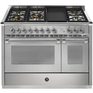 STEEL fornuis gas AP12FF-4TM
