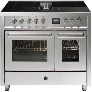 STEEL fornuis inductie Mistral EQ10FF-4FIKW roestvrijstaal