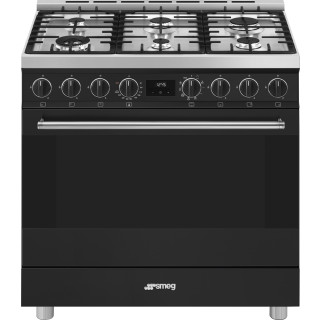 SMEG fornuis mat zwart B91GMMBNLK2