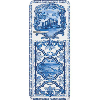 SMEG koelkast blauw FAB28RDGME6