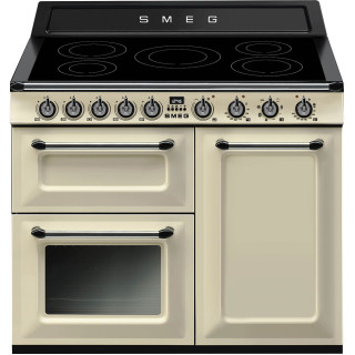 SMEG fornuis inductie crème TR103IP2