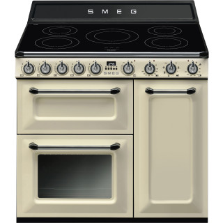 SMEG fornuis inductie crème TR93IP2