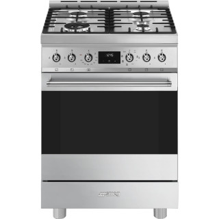 SMEG fornuis gas rvs C6GMXNLK2